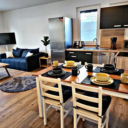 Lägenhet Lions Place Premium Comfort Optionaler Zugang Zum Spa- Bereich Heidenheim an der Brenz
